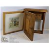 Image 1 : RUSTIC KEY CABINET AND WINNIE THE POOH PICTURE