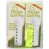 Image 1 : NEW GOLF POCKET PRO ELECTRONIC RECORDER 2 ARE INCLUDED. INCLUDES BATTERIES. HELPS WITH YOUR GOLF GAM