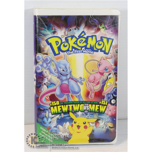1990S POKEMON THE FIRST MOVIE VHS