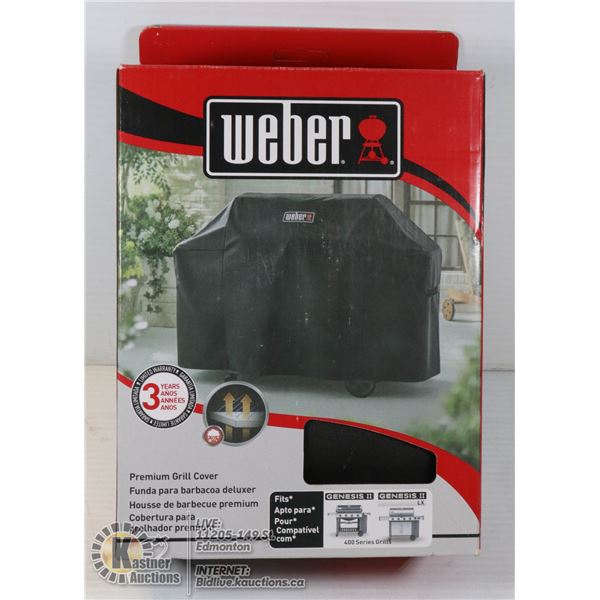 WEBER PREMIUM GRILL COVER 44.5"T X 65"L X 25" D
