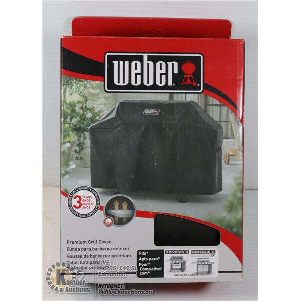 WEBER PREMIUM GRILL COVER 44.5"T X 65"L X 25" D