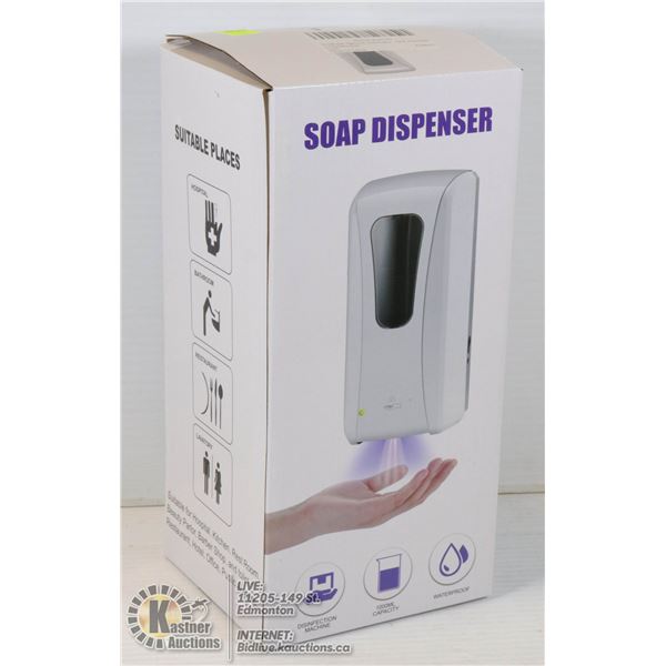 AUTOMATIC SOAP DISPENSER 1000ML CAPACITY, WATERPROOF