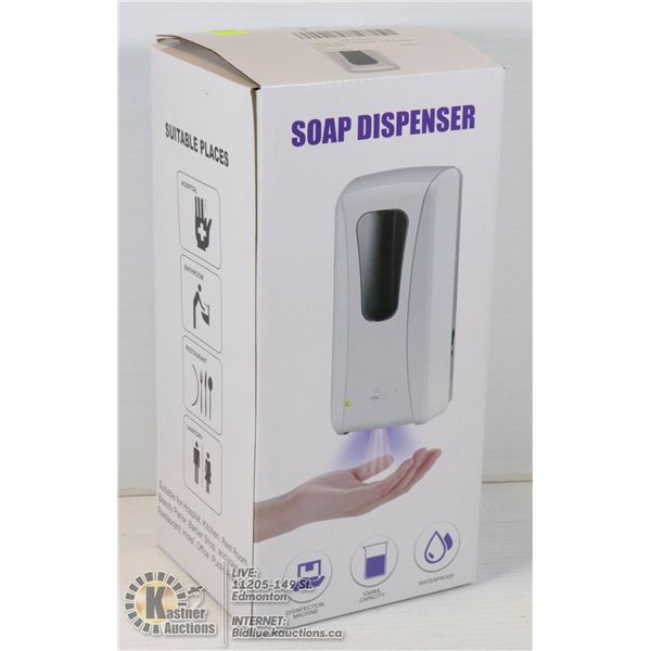 AUTOMATIC SOAP DISPENSER 1000ML CAPACITY, WATERPROOF