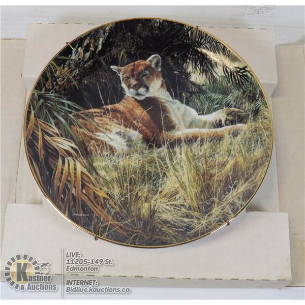 DECORATIVE COUGAR PLATE