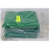 Image 1 : BAG OF GREEN PROFESSIONAL 100% COTTON WIPING/CLEANING TOWELS - PACK OF 10 - (16"X 19")