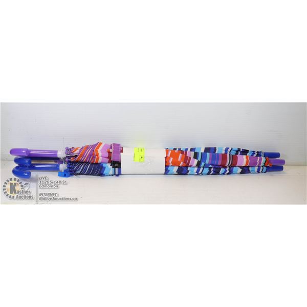 3PK KIDS UMBRELLAS
