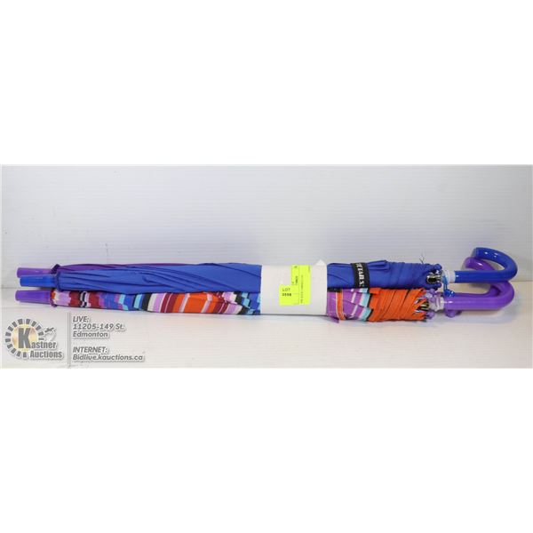 3PK KIDS UMBRELLAS