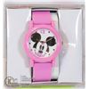 Image 1 : NEW MICKEY MOUSE WATCH WORKING PINK STRAP INBOX