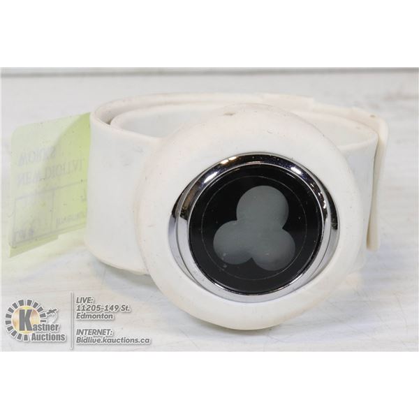 NEW DIGITAL WATCH WHITE STRAP WORKS