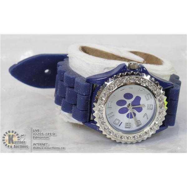 NEW PAW PRINT WATCH WORKING