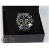 Image 1 : NEW ROLEX "DAYTONA" REPLICA WATCH OYSTER PERPETUAL GENUINE LEATHER STRAP WITH BOX