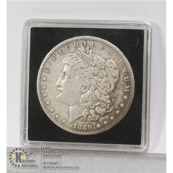 1889O HIGH RD O USA SILVER MORGAN DOLLAR VAM #9 VARIETY WITH HIGH ROUND O REVERSE. NICE AMPLE DETAIL