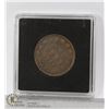 Image 1 : 1888 VICTORIAN CANADA LARGE CENT EARLY CANADA LARGE CENT WITH QUEEN VICTORIA ON THE OBVERSE, NICE DA