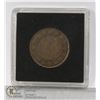 Image 1 : 1900H VICTORIAN CANADA LARGE CENT SECOND LAST YEAR OF QUEEN VICTORIA, THIS DATE WAS MINTED BOTH AT T