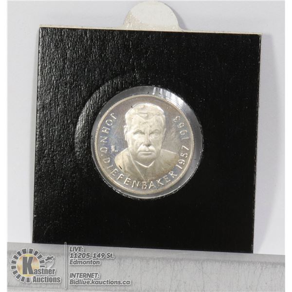 CANADA FROM SEA TO SEA, SOLID SILVER COMMEMORATIVE .925 STERLING SILVER COMMEMORATIVE MEDAL FROM THE