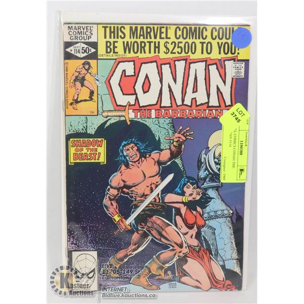 MARVEL COMICS CONAN THE BARBARIAN #114