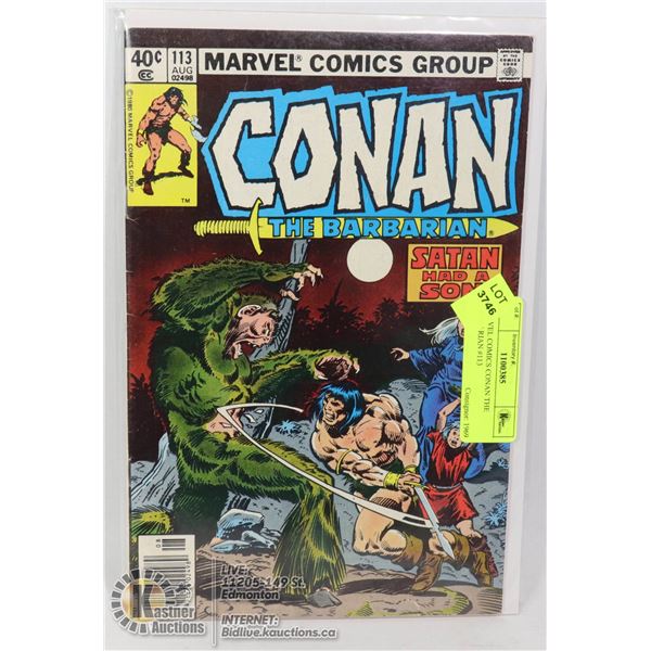 MARVEL COMICS CONAN THE BARBARIAN #113