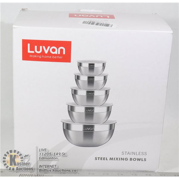 LUVAN STAINLESS STEEL MIXING BOWL SET