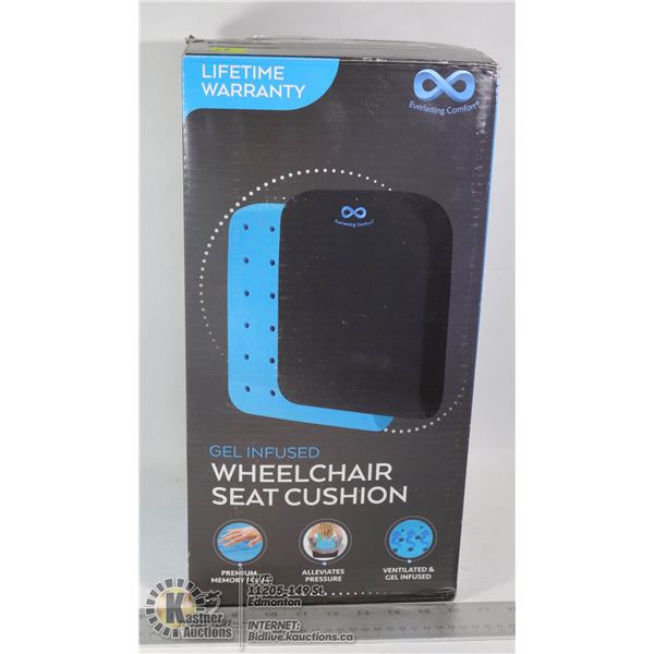 GEL INFUSED WHEELCHAIR SEAT CUSHION