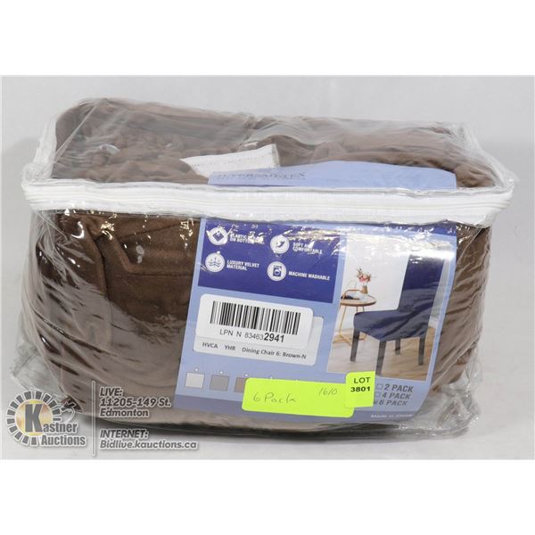 6 PACK OF CHAIR COVERS