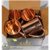 Image 1 : MOSCOW MULE 100% SOLID COPPER MUG SET