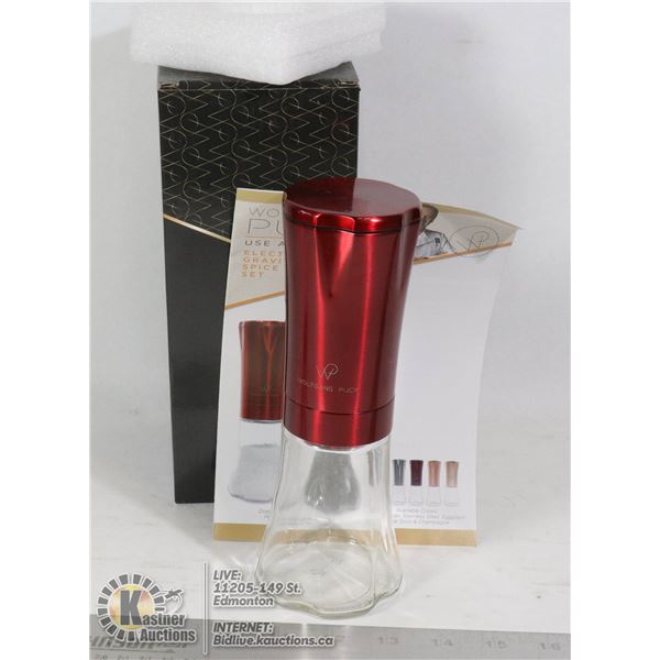 WOLFGANG PUCK BATTERY POWERED SALT OR PEPPER GRINDER
