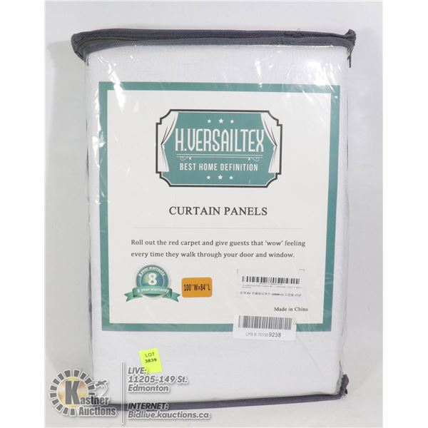 100"W X 84" L CURTAIN PANEL SET