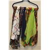 Image 1 : LOT OF NINE 1960'S AND '70S VINTAGE LADIES SCARVES GREAT COLOURS! MOST ARE RECTANGULAR IN SHAPE. THE