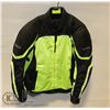 Image 1 : HIGH VISIBILITY XXL WATERPROOF MOTORCYCLE RIDING JACKET