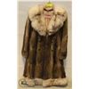 Image 1 : LAURA LEE FUR COAT-POSSIBLE MOISTURE DAMANGE ON BOTTOM #960-140