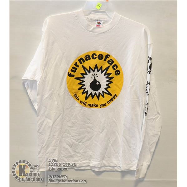 FURNACE FACE THIS WILL MAKE YOU HAPPY SHIRT SIZE XL