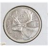 Image 1 : 1957CANADIAN UNCIRCULATED 25 CENT COIN CAMEO