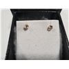 Image 1 : 10K GOLD CZ DIAMOND STUD EARRINGS