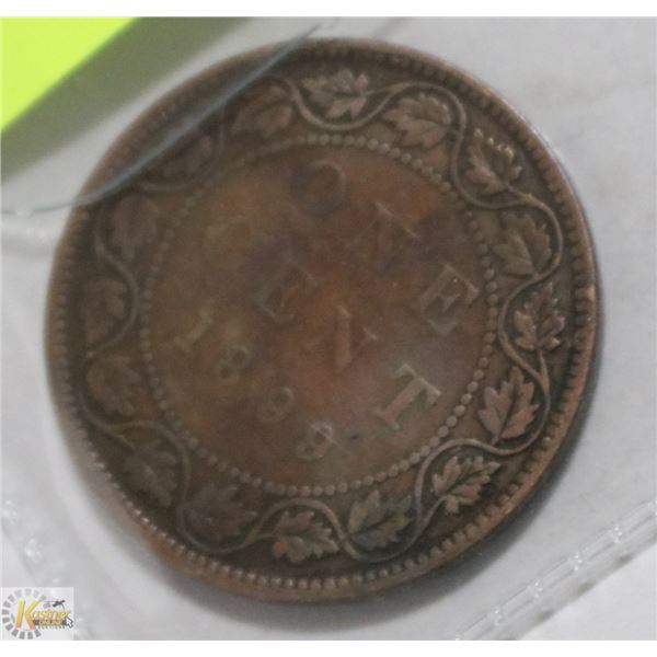 1899 CANADIAN LARGE PENNY
