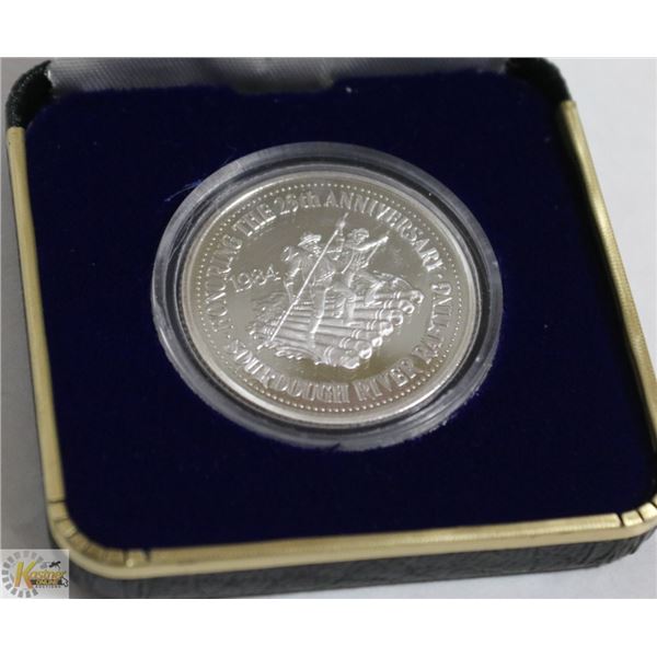 SCARCE 1984 .999 SILVER PROOF KLONDIKE DOLLAR