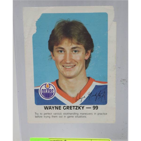 1985 RED ROOSTER WAYNE GRETZKY HOCKEY CARD
