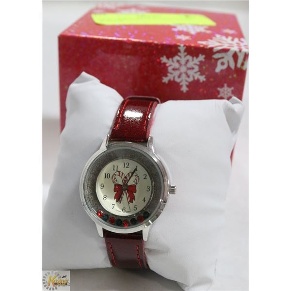 NEW CHRISTMAS CANDY CANE WATCH