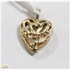 Image 1 : 10 KT YELLOW GOLD HEART PENDANT