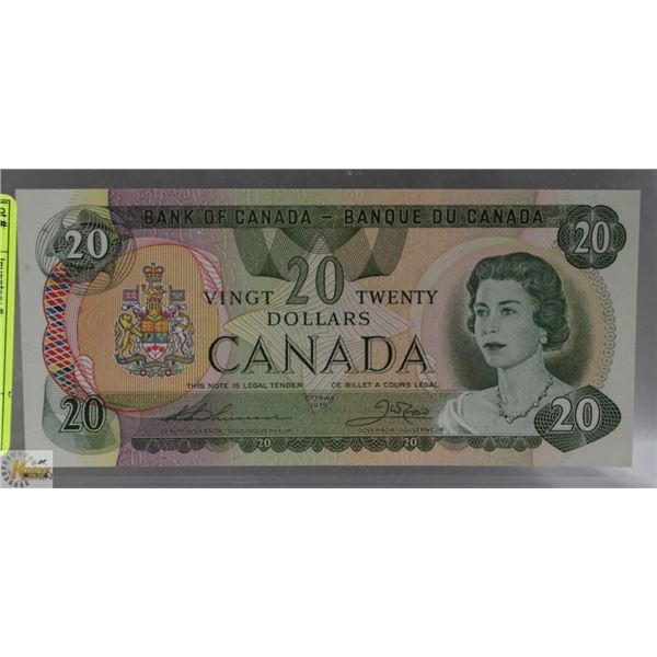 1979 CANADIAN REPLACEMENT $20 UNC