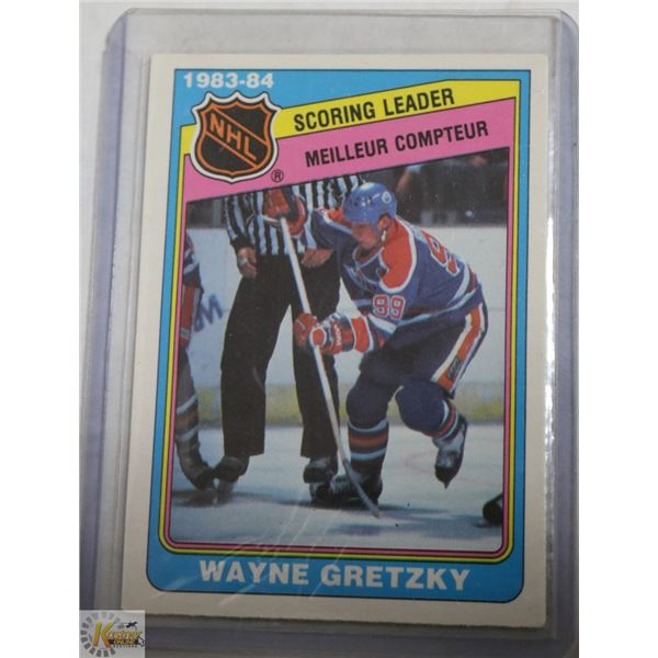 WAYNE GRETZKY OPEE CHEE 1983-84 SCORING LEADER