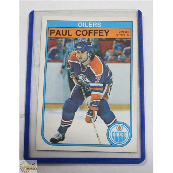 PAUL COFFEY OPEE CHEE 1981-82 SECOND YEAR HOCKEY