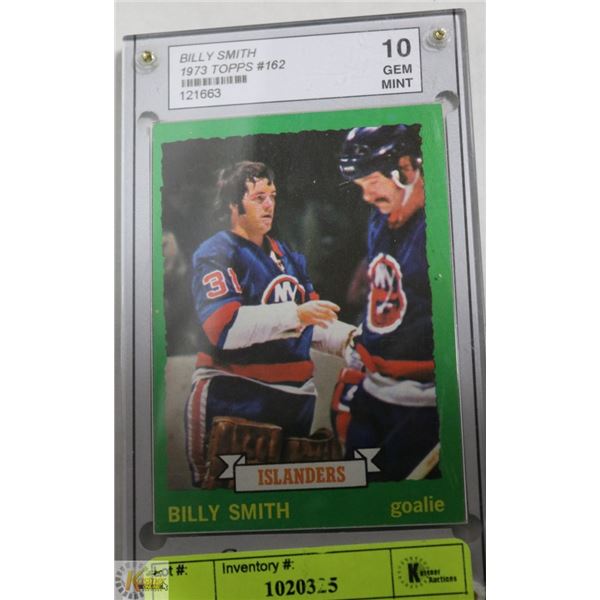 GRADED 10 BILLY SMITH ROOKIE CARD 1973