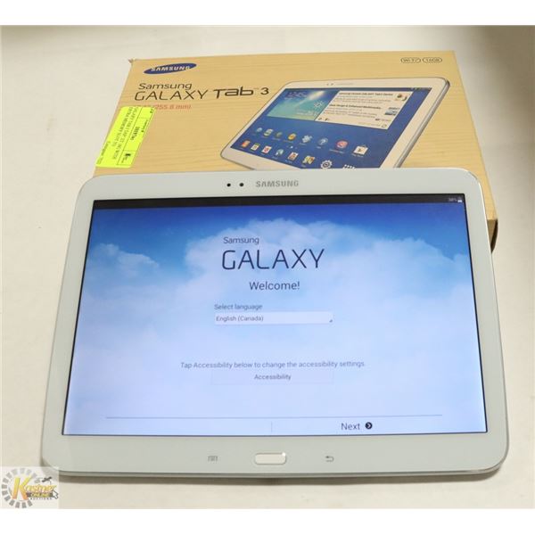 GALAXY TAB 3 TABLET 16G WITH EXTRA MEMORY SLOT TO
