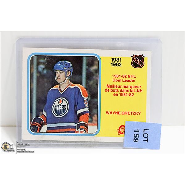 WAYNE GRETZKY 1981-1982 GOAL LEADER