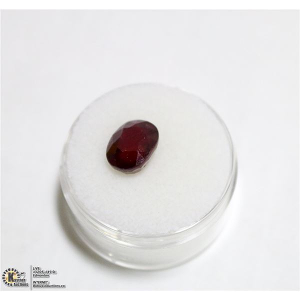 LOOSE RUBY - CUSHION CUT 3.02 KARATS