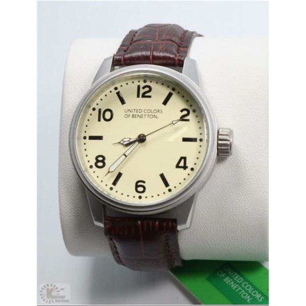 NEW UNITED COLORS OF BENETTON MENS WATCH