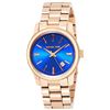Image 1 : NEW MICHAEL KORS BLUE DIAL ROSE GOLD MSRP $283