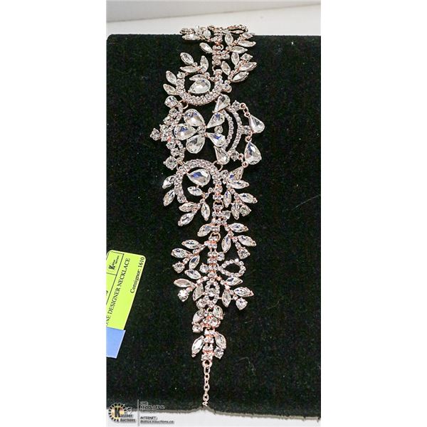 RHINESTONE DESIGNER NECKLACE