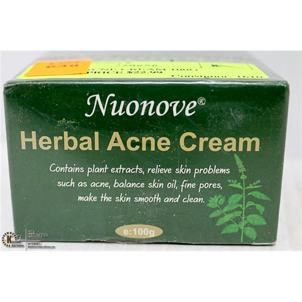 HERBAL ACNE CREAM 100G AMAZON PRICE $22.99