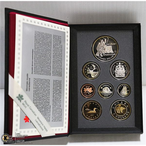 1997 PROOF SET CANADIAN COINAGE